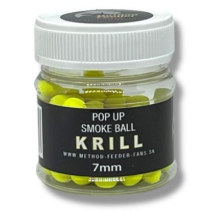 E-shop Method feeder fans plávajúce boilies pop up smoke ball 7 mm 50 ml - krill