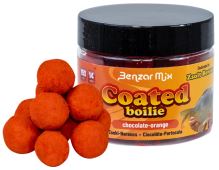 Benzar Mix Coated Boilies 14 mm 150 ml - Čokoláda Pomaranč