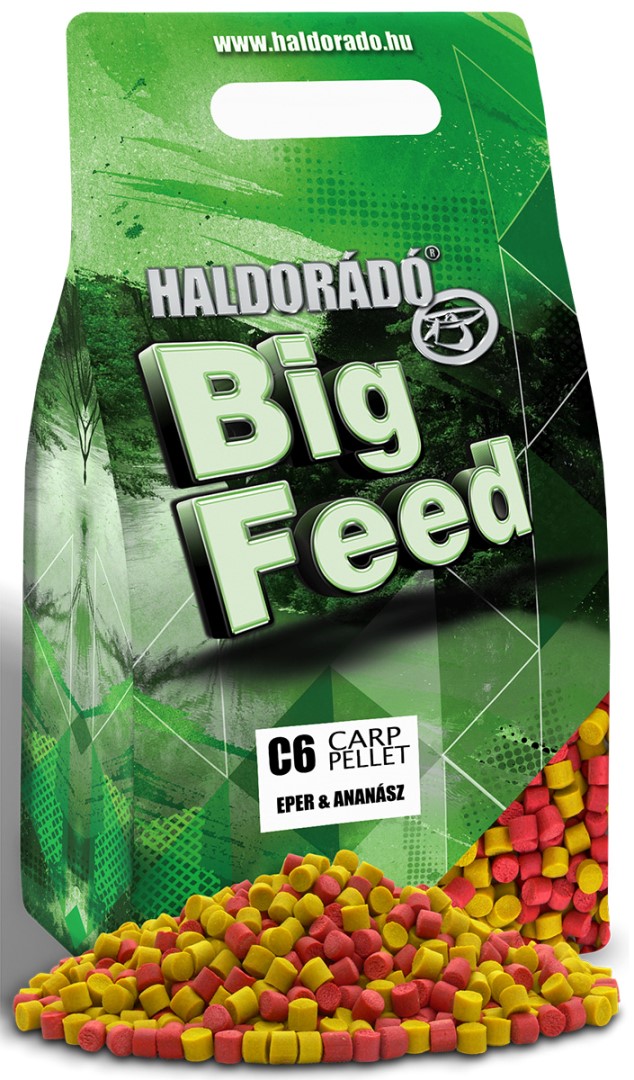 Haldorádó pelety big feed c6 pellet 2 kg 6 mm - jahoda ananás