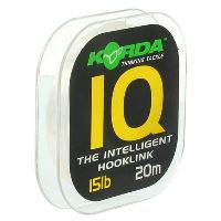 Korda Fluorocarbon  IQ The Intelligent Hooklink 20 m-Nosnosť 15 lb
