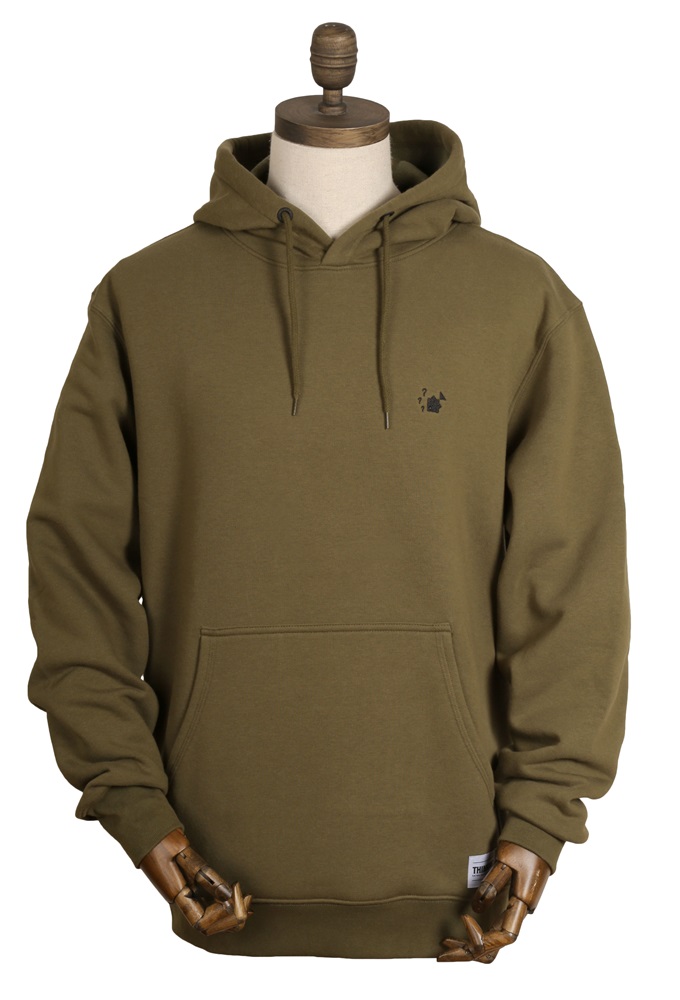 E-shop Thinking anglers mikina hoody olive - m