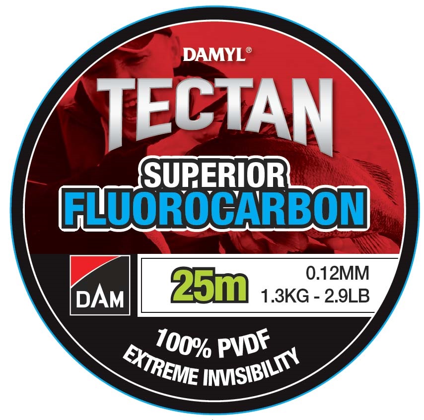 Dam vlasec damyl tectan superior fluorocarbon 25 m - 0,28 mm 5,4 kg