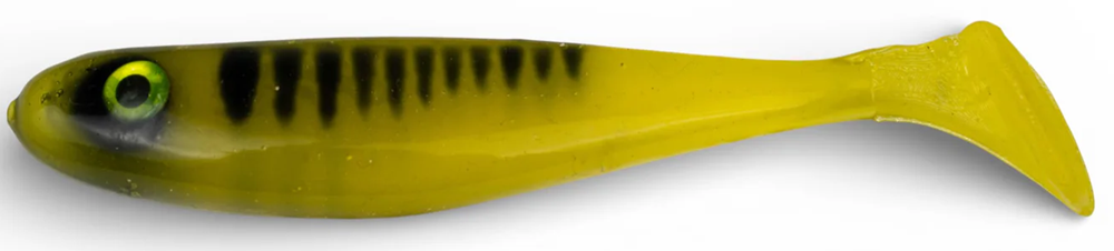 Yaccuza gumová nástraha hand made killer airbrush yellow tiger 15 cm 38 g 1 ks