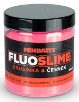 Mikbaits Obalovací Dip Fluo Slime 100 g - Brusnica Cesnak