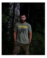 Jet Fish Tričko Olivové (1)