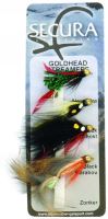 Secura Flyfishing Mušky Goldhead Streamers 4 ks Secura Flyfishing Mušky Goldhead Streamers 4 ks