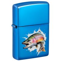 Zippo Benzínový Zapaľovač Jumping Trout (4)