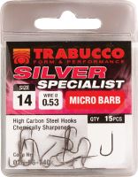 Trabucco Háčiky Silver Specialist 15 ks-Veľkosť 18
