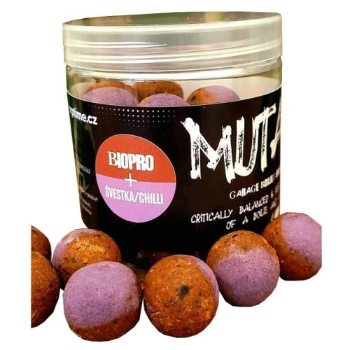 G.B.U. Vyvážené Boilies Mutant Biopro Slivka Chilli 130 g