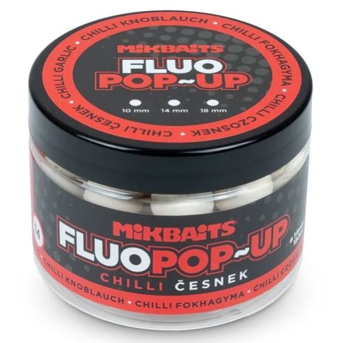 Mikbaits Plávajúce Boilie Fluo Krill 150 ml - 18 mm