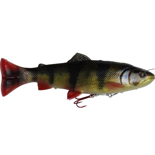 Savage Gear Gumová Nástraha Pstruh 4D Line Thru Pulsetail Trout SS Perch Trout-Dĺžka 25 cm 202 g