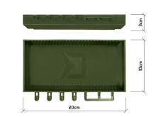 Delphin Univerzálna Polička Na Stojany ShelfPod Camo (2)