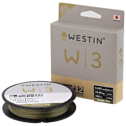 Westin Splietaná Šnúra W3 Deadbait 8-Braid Deadbait Jungle Jive 300 m