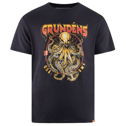 Grundéns Tričko Rocktopus SS T-Shirt Black