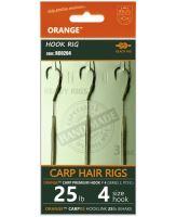Life Orange Nadväzce Carp Hair Rigs S2 14 cm 3 ks - 4 25 lb