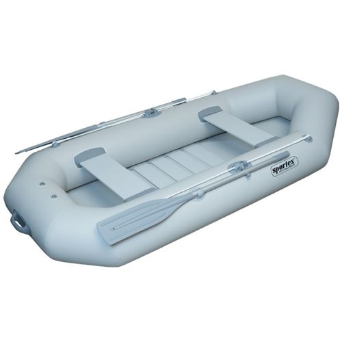 Sportex Nafukovací Čln Delta 260 Šedý + Držiak Motora