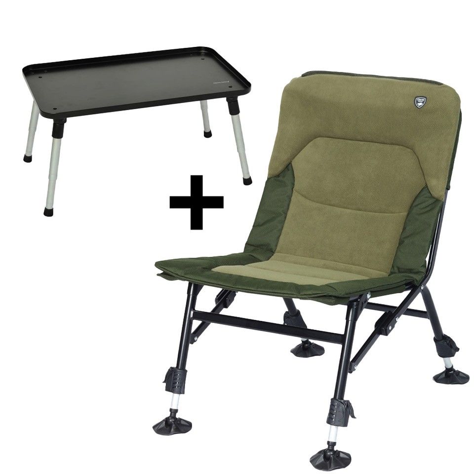 Giants fishing sedačka chair xs light + stolík gaube