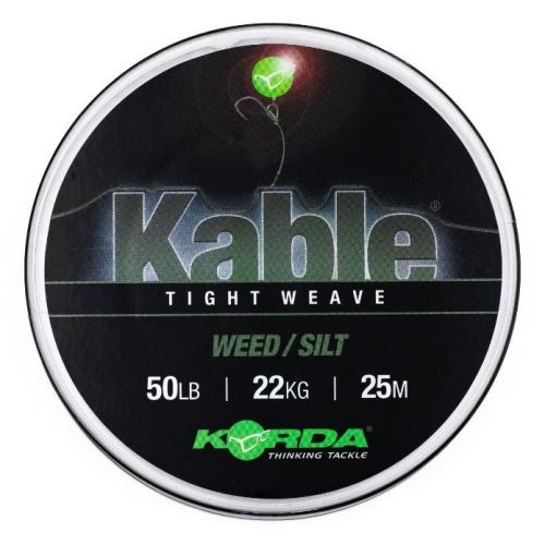 Korda Olovená Šnúra Kable Tight Weave 7 m