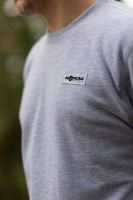 Korda Tričko s Dlhým Rukávom Patch Crewneck Heather Grey (3)