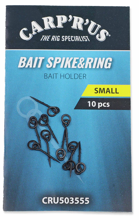 Carp´r´us tŕň na nástrahu bait spike & ring 10 ks - s