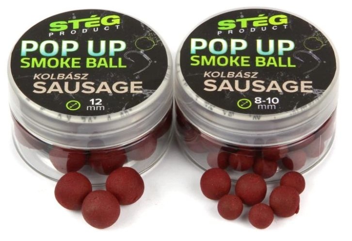 Stég plávajúce boilie pop up smoke ball 10 g 12 mm - sausage