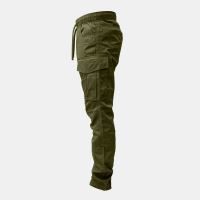 Kumu Ľahké Nohavice Utility Cargos Khaki (3)