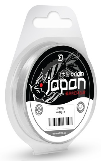 Delphin vlasec japan origin ultra číra - priemer 0,128 mm / nosnosť 1,41 kg / návin 50 m