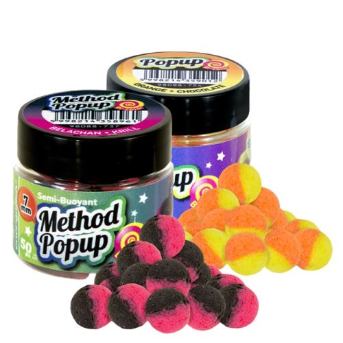 Benzar Mix Plávajúce Boilies Pop Up Bicolor Method 7 mm