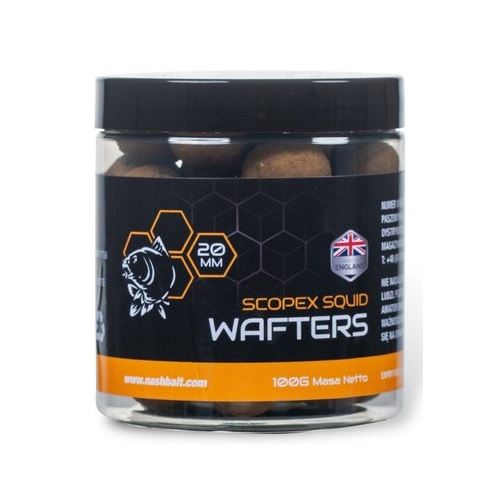 Nash Vyvážené Boilie Wafters Scopex Squid