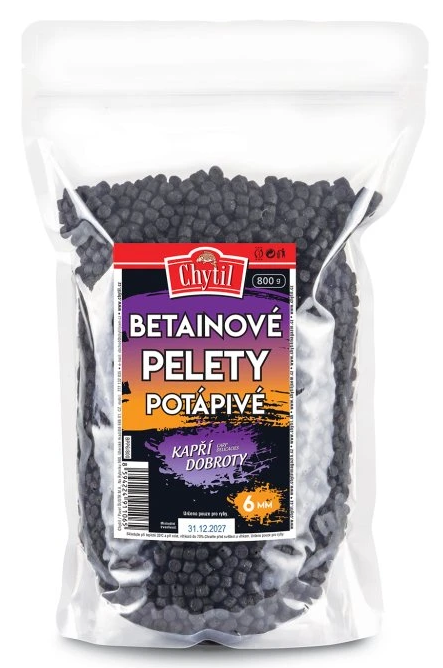 E-shop Chytil betainové pelety potápivé 800 g - 6 mm