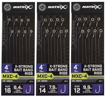 Matrix Náväzec MXC-4 4 &quot;X-Strong Bait Band Rigs