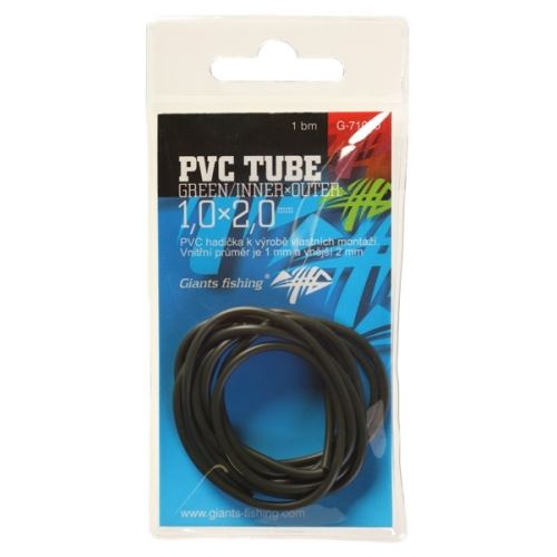 Giants Fishing PVC Hadička PVC Tube Green InnerxOuter 1 m