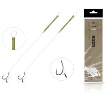 Delphin Náväzec TheEND D-Rig 20 cm 17 lb 2 ks