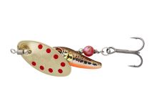 Savage Gear Rotačka Sticklebait Spinner Minnow Gold Red