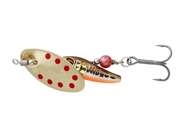 Savage gear rotačka sticklebait spinner minnow gold red - 1 4,5 g