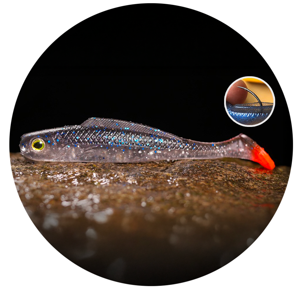 E-shop Redbass gumová nástraha ripper kicker super natur rt uv color - l 100 mm 6,7 g