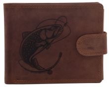 Mercucio Peňaženka Svetlohnedá Vzor 49 Pstruh S Prútom Mercucio Peňaženka Svetlohnedá Vzor 49 Pstruh S Prútom