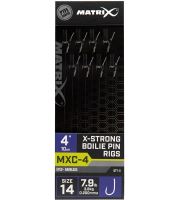 Matrix Náväzec MXC-4 X-Strong Boilie Pin Rigs Barbless 10 cm - Size 14 0,20 mm