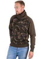 Fox Mikina Khaki Camo High Neck (2)