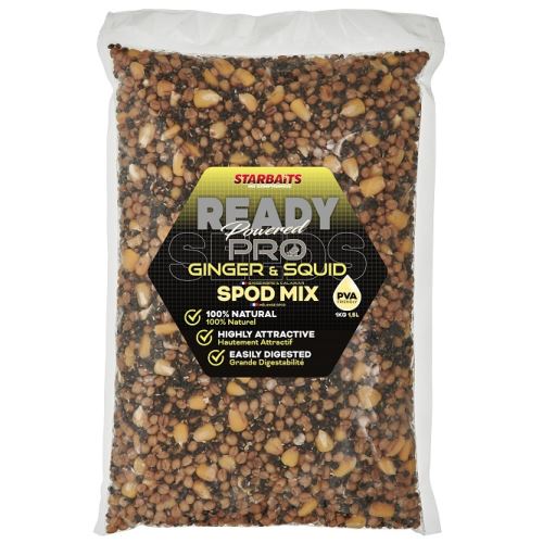 Starbaits Zmes Spod Mix Ready Seeds Pro Ginger Squid