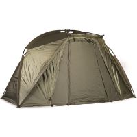 Nash Bivak Titan Hide Pro XL + Moskytiérový Predný Panel Mozzi Infill+ Nepremokavý Predný Panel Waterproof Infill + Zimný Prikrývka Overwrap (1)