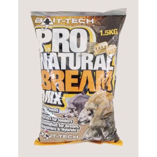 Bait-Tech krmítková zmes pro-natural bream groundbait mix 1,5 kg