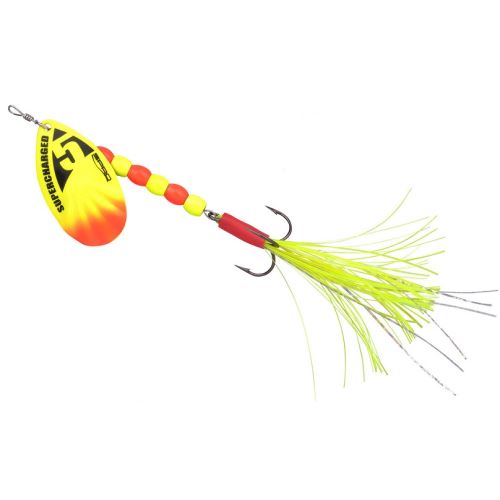 Spro Blyskáč Supercharged Weighted Spinners Yellow