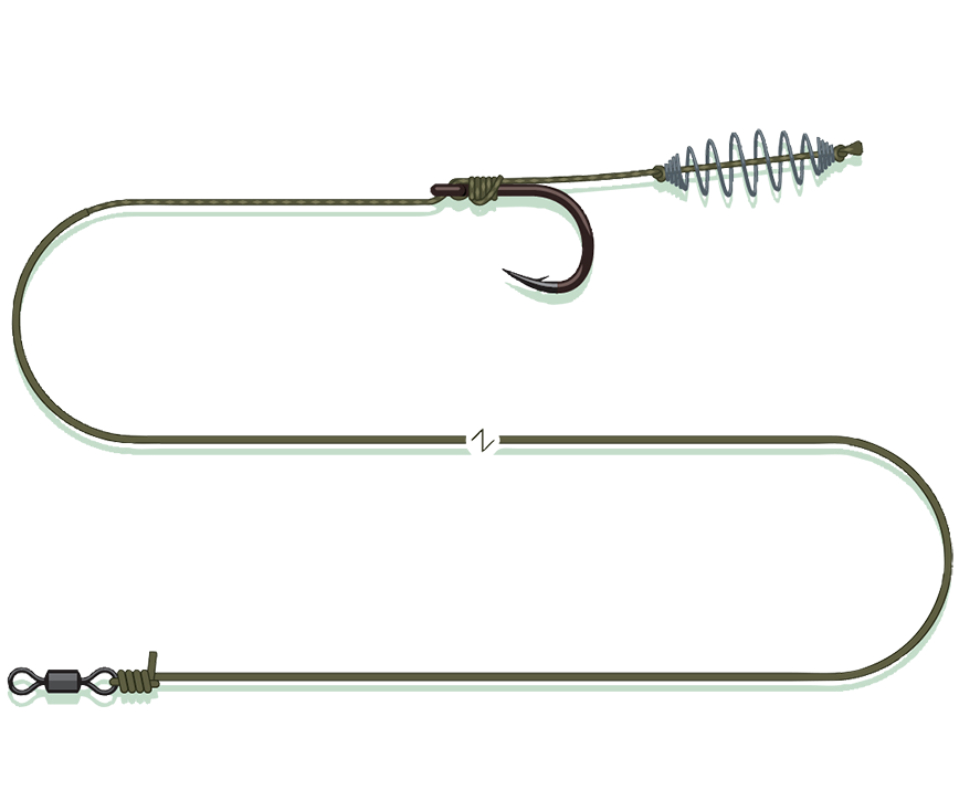 E-shop Madcat náväzec pellet paste rig sinking 0,75 mm 1,2 mm - 60 cm 2/0