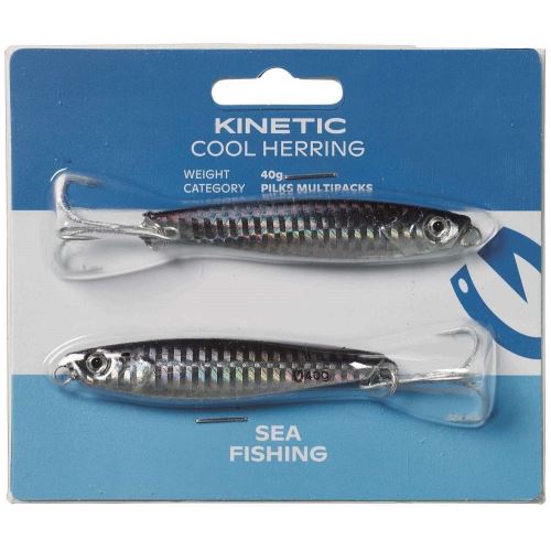 Kinetic Pilker Cool Herring Black Silver 2 ks