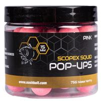 Nash Plávajúce Boilie Pop Ups Scopex Squid Pink 75 g (1)
