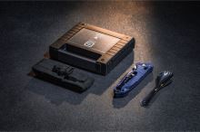 TB Outdoor Zavárací Nôž CAC S200 Junior French Army PA6 Rounded Tip Blue (4)