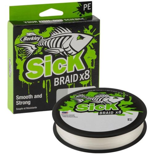 Berkley Splietaná Šnúra Sick Braid White 150 m