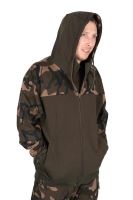Fox Mikina LW Khaki Camo Split Zip Hoody (9)