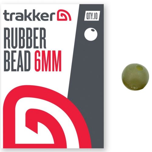 Trakker Gumový Korálik Rubber Bead 6 mm 10 ks